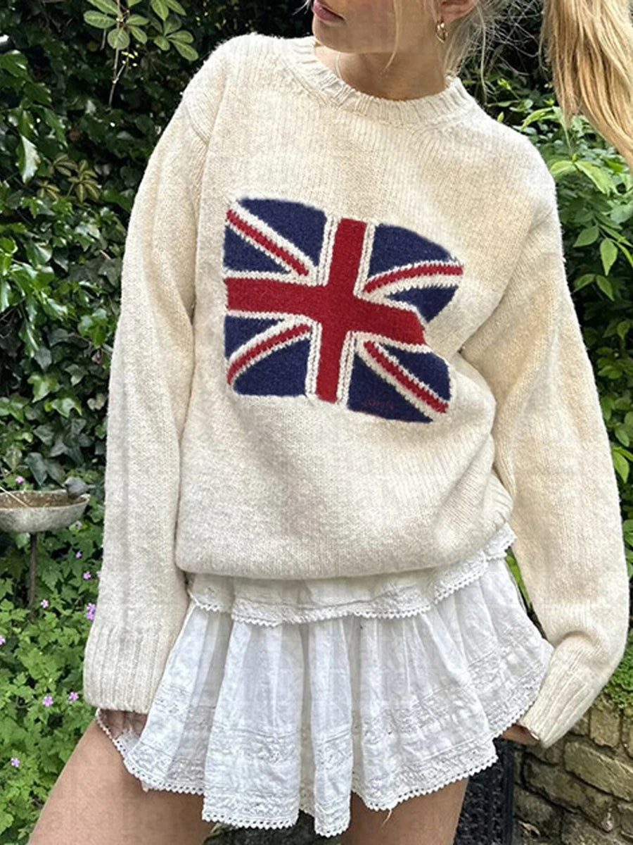 Women s American Flag Print Hoodies Long Sleeve V-Neck Loose Sweatshirt Autumn Winter Pullover Tops for Women