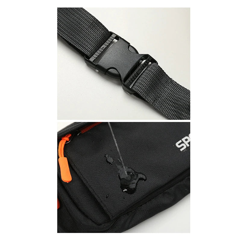 Fashion Men's Multicolor Waist Packs Waterproof Running Bag Outdoor Sports Belt Bag Riding Mobile Phone Fanny Pack Gym Bags