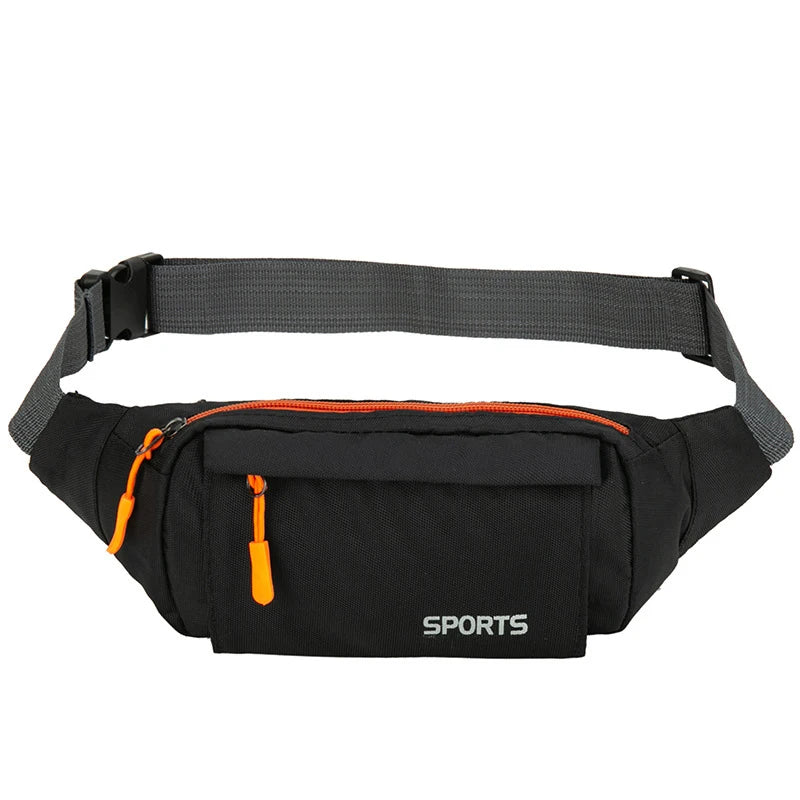 Fashion Men's Multicolor Waist Packs Waterproof Running Bag Outdoor Sports Belt Bag Riding Mobile Phone Fanny Pack Gym Bags