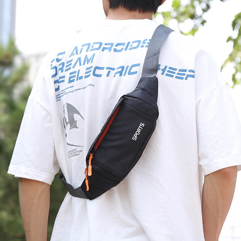 Fashion Men's Multicolor Waist Packs Waterproof Running Bag Outdoor Sports Belt Bag Riding Mobile Phone Fanny Pack Gym Bags