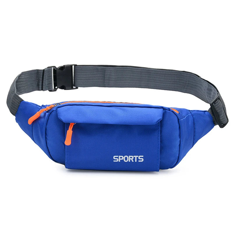 Fashion Men's Multicolor Waist Packs Waterproof Running Bag Outdoor Sports Belt Bag Riding Mobile Phone Fanny Pack Gym Bags