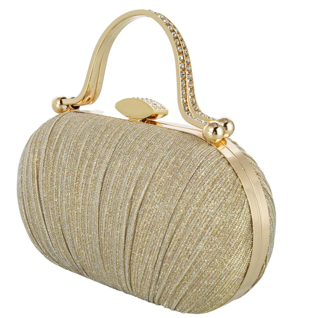 Fashion Diamond Top Handle Women Evening Handbag Clutch Bags Glitter Sequins Rhinestone Female Daily Purse for Wedding Prom