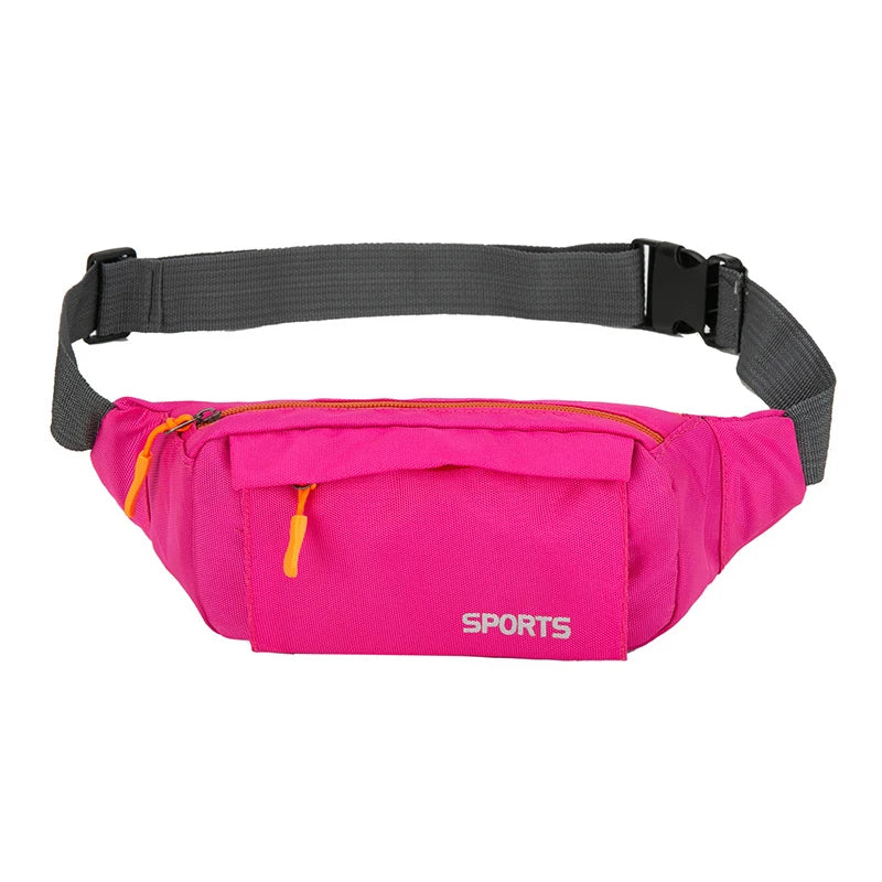 Fashion Men's Multicolor Waist Packs Waterproof Running Bag Outdoor Sports Belt Bag Riding Mobile Phone Fanny Pack Gym Bags