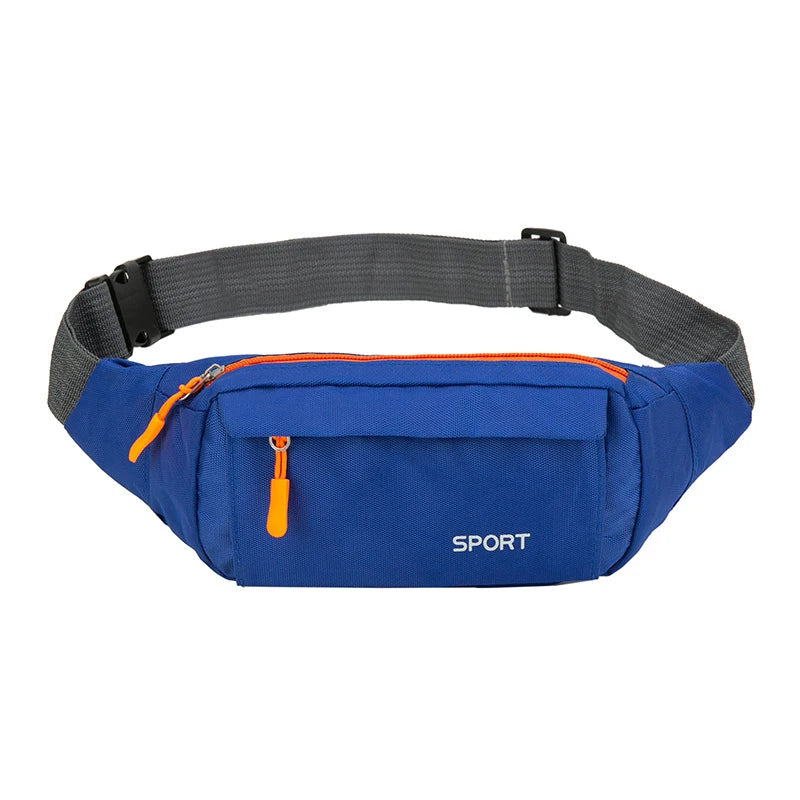 Fashion Men's Multicolor Waist Packs Waterproof Running Bag Outdoor Sports Belt Bag Riding Mobile Phone Fanny Pack Gym Bags