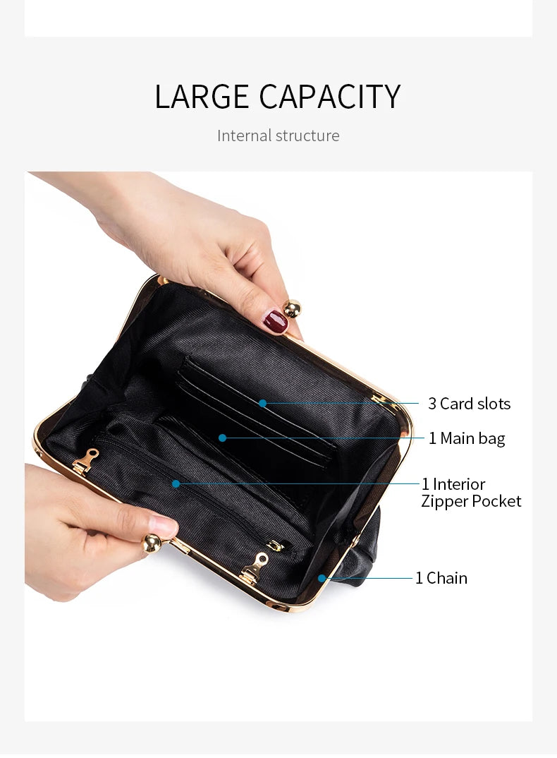 New Fashion Women Genuine Leather Shoulder Bags Fashion Ladies Cowhide Crossbody Bags Phone Pocket Girls Large Capacity Handbag