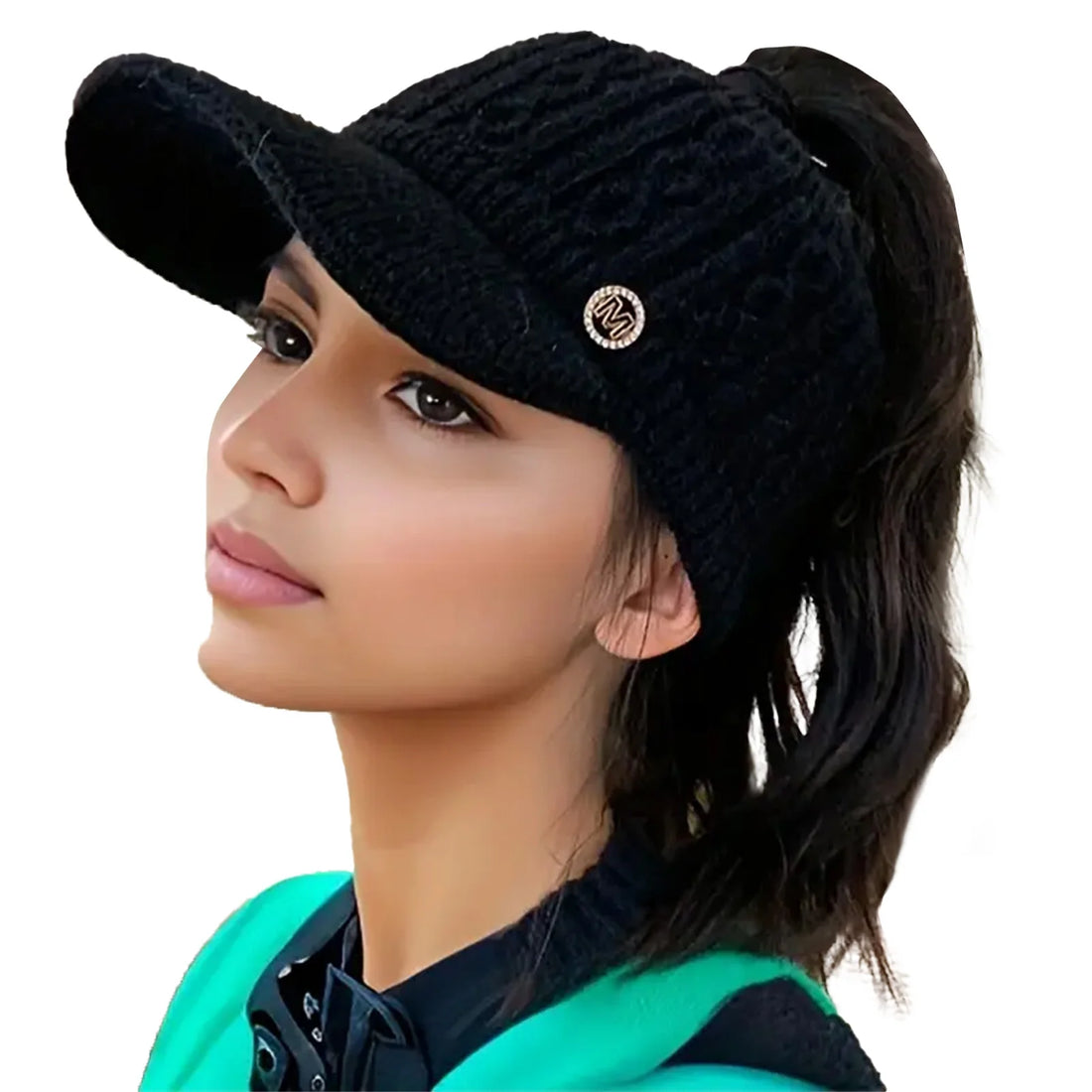 Winter Warm Knitted Tennis Hat Breathable & Cozy Stretchy Knitted Baseball Hats for Birthday Gifts New Year's Gifts