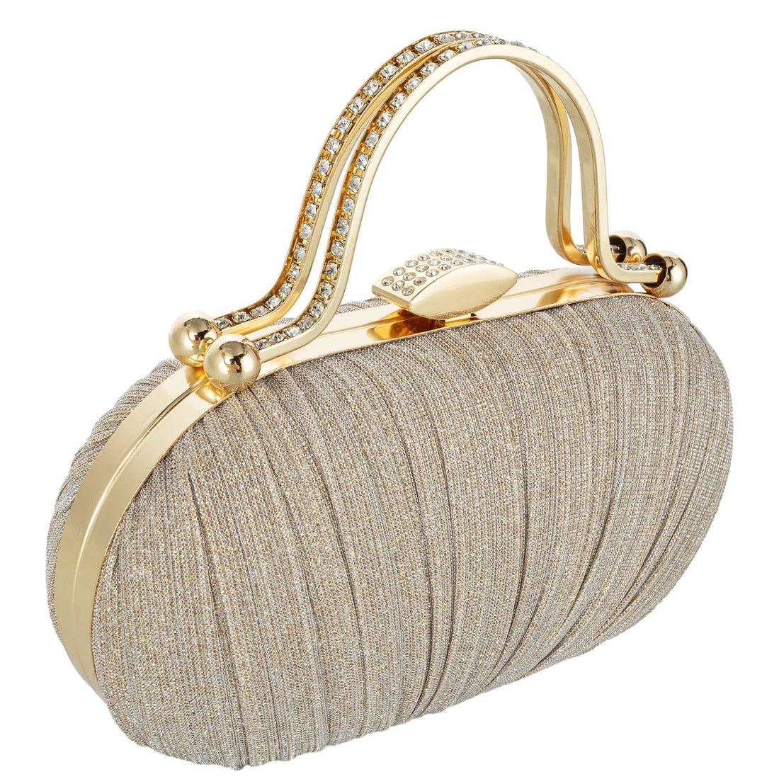 Fashion Diamond Top Handle Women Evening Handbag Clutch Bags Glitter Sequins Rhinestone Female Daily Purse for Wedding Prom