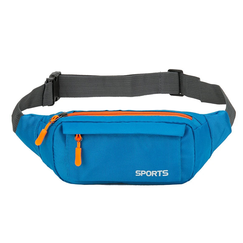 Fashion Men's Multicolor Waist Packs Waterproof Running Bag Outdoor Sports Belt Bag Riding Mobile Phone Fanny Pack Gym Bags
