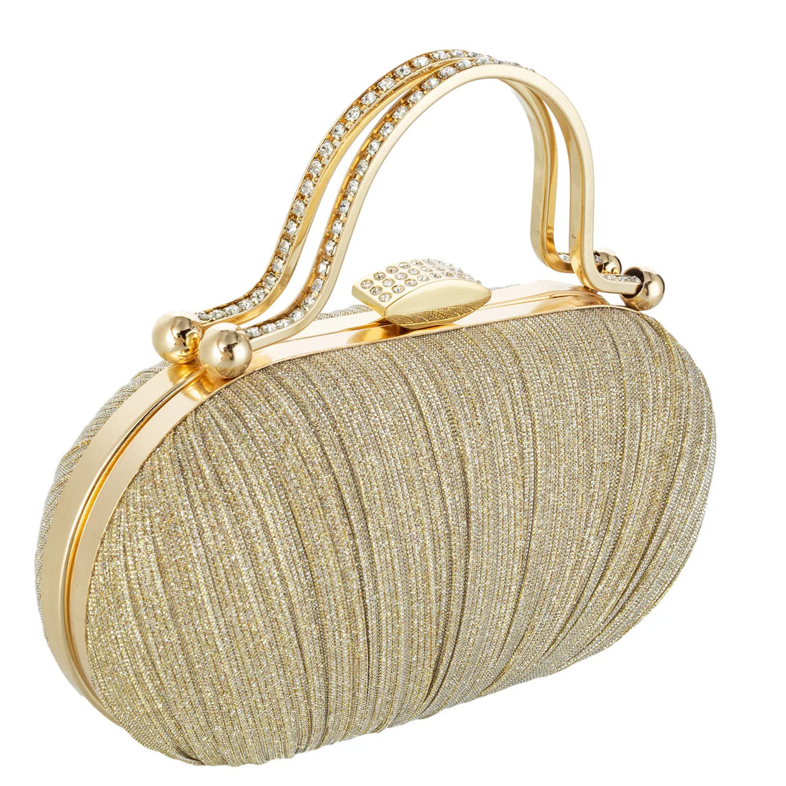 Fashion Diamond Top Handle Women Evening Handbag Clutch Bags Glitter Sequins Rhinestone Female Daily Purse for Wedding Prom