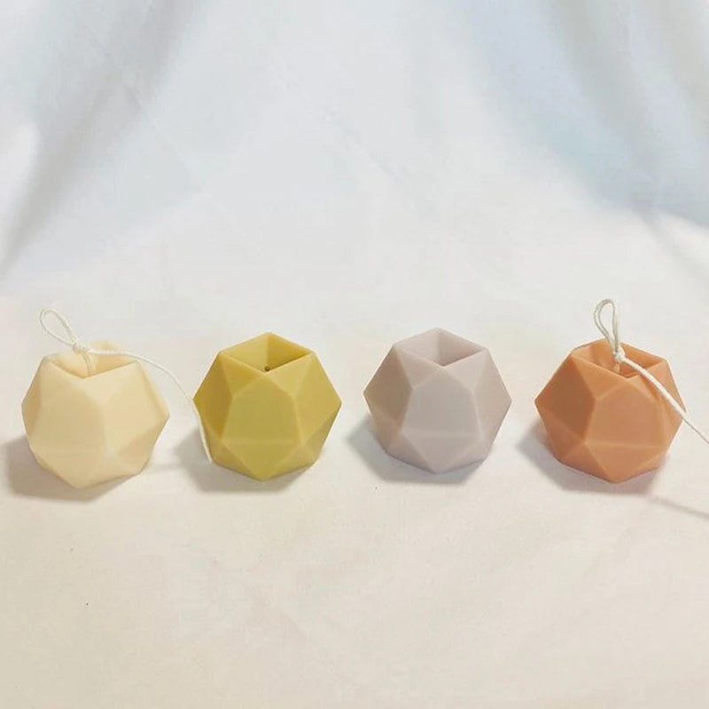 3D Irregular Silicone Candle Mould Aromatherapy Candle Mould DIY Handmade Candle Material Resin Mold Candle Making Supplies