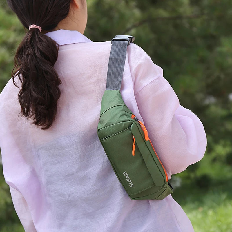 Fashion Men's Multicolor Waist Packs Waterproof Running Bag Outdoor Sports Belt Bag Riding Mobile Phone Fanny Pack Gym Bags