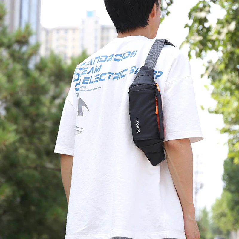 Fashion Men's Multicolor Waist Packs Waterproof Running Bag Outdoor Sports Belt Bag Riding Mobile Phone Fanny Pack Gym Bags