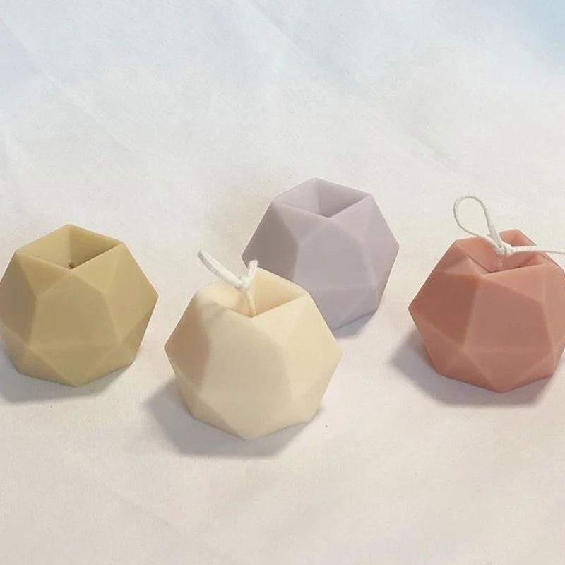 3D Irregular Silicone Candle Mould Aromatherapy Candle Mould DIY Handmade Candle Material Resin Mold Candle Making Supplies