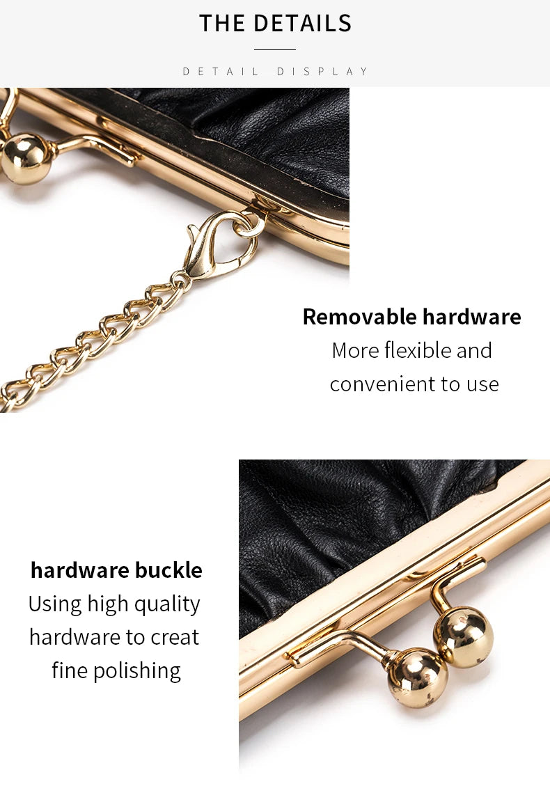 New Fashion Women Genuine Leather Shoulder Bags Fashion Ladies Cowhide Crossbody Bags Phone Pocket Girls Large Capacity Handbag