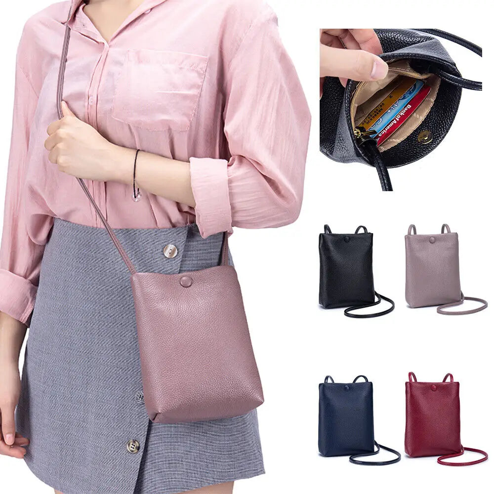 New Women Genuine Leather Handbags Female Large Capacity Shoulder Bags Phone Pocket Card Holders Fashion Crossbody Bags for Girl
